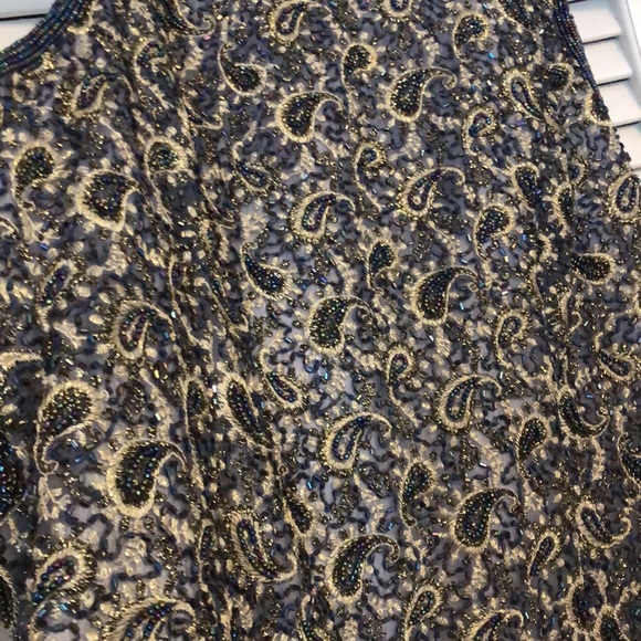 Adrianna Papell occasions beaded top - Picture 2 of 4